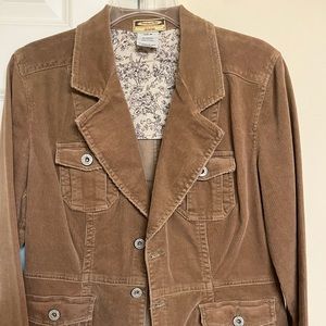 Brown corduroy jacket - like new